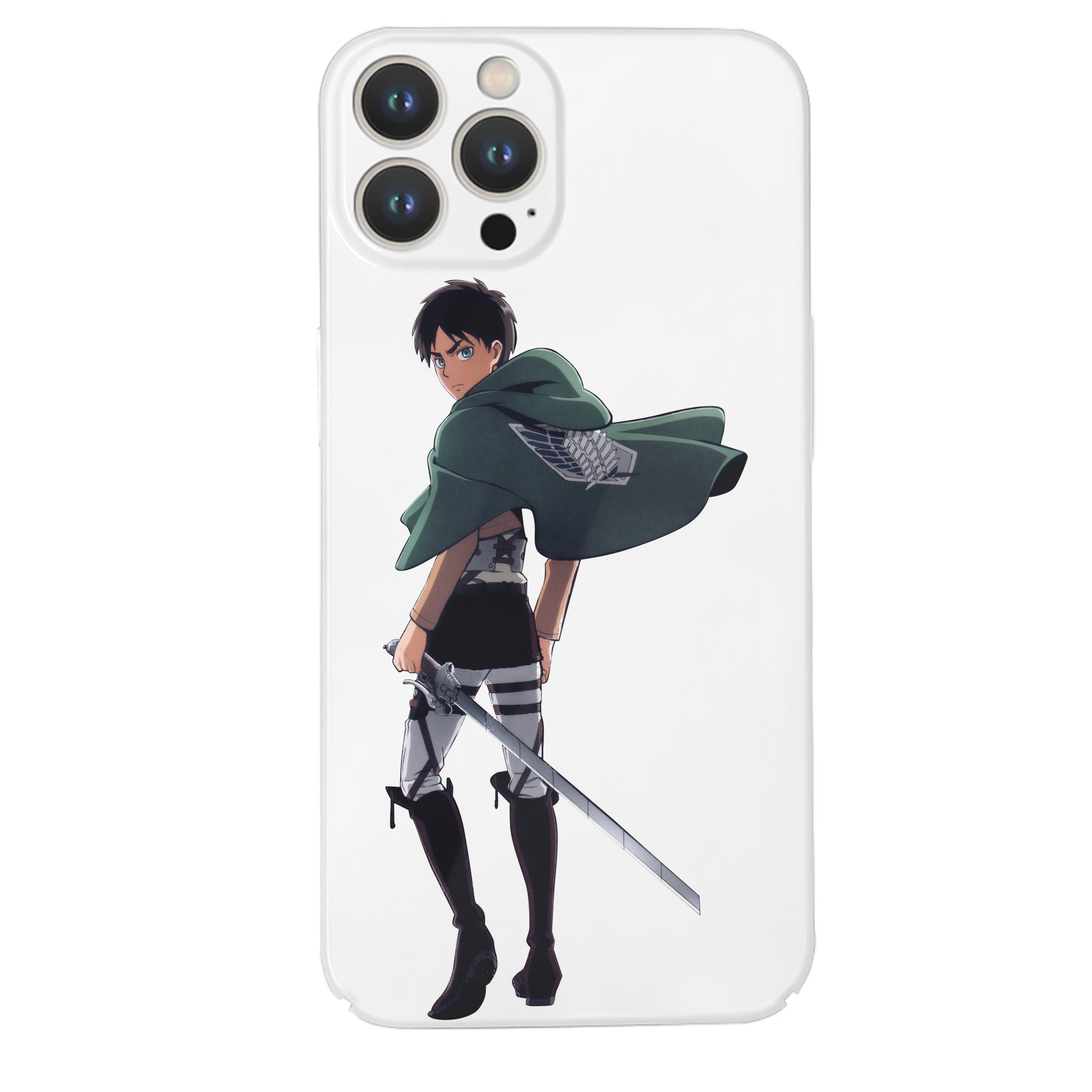 （画像用） 進撃の巨人 エレン･イェーガー Attack on Titan Eren Jäger 【iPhone 14シリーズ対応】ハードケース